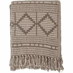 Bloomingville Kicki Decke 150x130 Cm, Braun -Home-Verkäufe 2023 bloomingville kicki throw brown recycled cotton 3