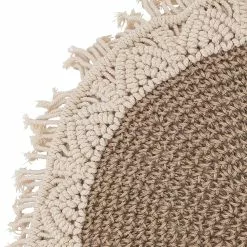 Bloomingville Luisa Kissen Ø40 Cm, Beige -Home-Verkäufe 2023 bloomingville luisa cushion green cotton 2