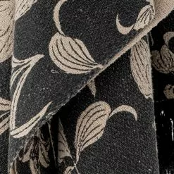 Bloomingville Mali Decke Recycelte Baumwolle 130x160 Cm, Schwarz / Beige -Home-Verkäufe 2023 bloomingville mali throw black recycled cotton 3