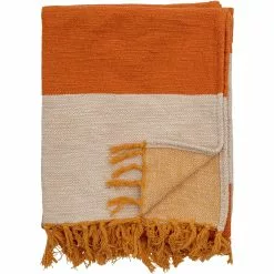 Bloomingville Motril Decke 150x130 Cm, Orange