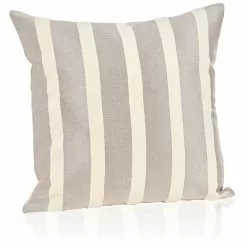 Carolina Gynning Luxury Kissenbezug Gestreift 50x50 Cm, Weiß