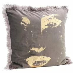 Carolina Gynning Piece Of Me Kissenbezug 50x50 Cm, Dunkelgraubeige