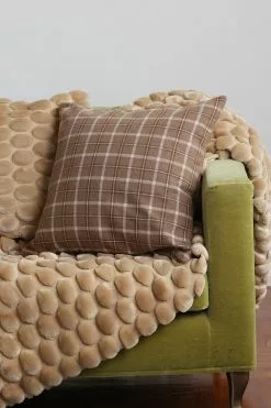 Ceannis Melange Check Kissenbezug 50x50 Cm, Braun -Home-Verkäufe 2023 ceannis c c 50x50 melange check brown 5