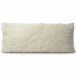 Ceannis Curly Lamb Kissenbezug Weiß, 40x90 Cm
