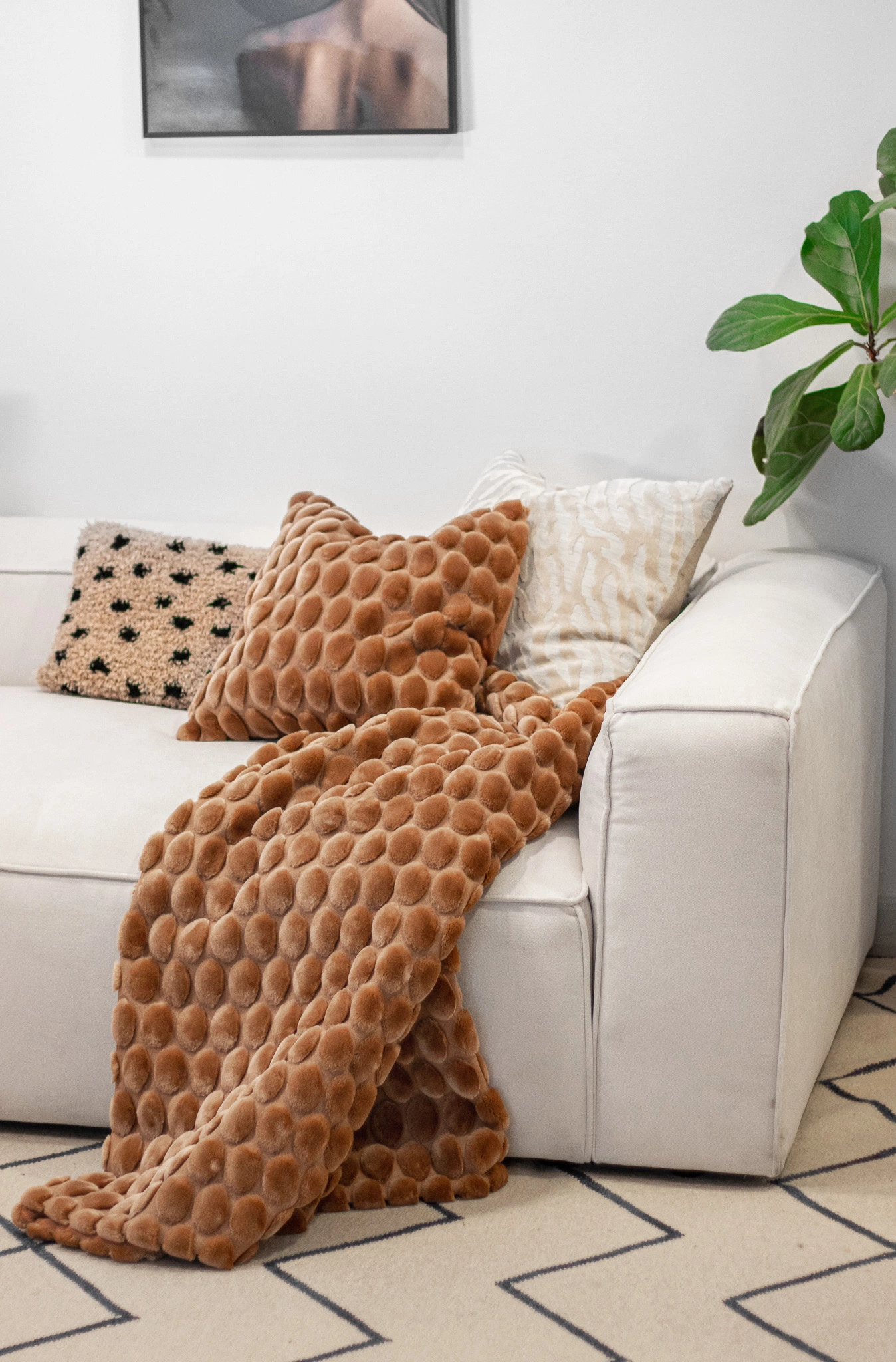 Ceannis Egg Decke 130x170 Cm, Kupfer 6 Ceannis Egg Decke 130x170 Cm, Kupfer – Bild 4