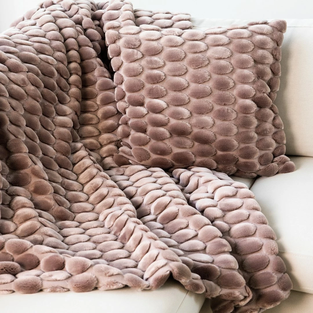 Ceannis Egg Decke 130x170 Cm, Dusty Pink 4 Ceannis Egg Decke 130x170 Cm, Dusty Pink – Bild 2