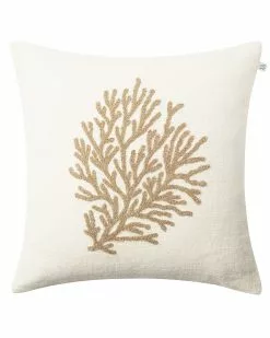 Chhatwal & Jonsson Coral Kissenbezug 50x50 Cm, Altweiß/Khaki