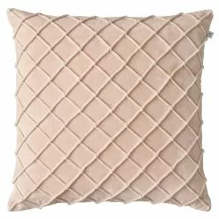 Chhatwal & Jonsson Deva Velvet Cushion Cover 50x50cm, Beige