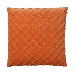 Chhatwal & Jonsson Deva Velvet Kissenbezug 50x50cm, Orange