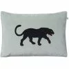 Chhatwal & Jonsson Embroidered Black Panther Cushion Cover 40x60 Cm, Aqua -Home-Verkäufe 2023 chhatwal jonsson embroidered black panther cushion cover 40x60 cm 0