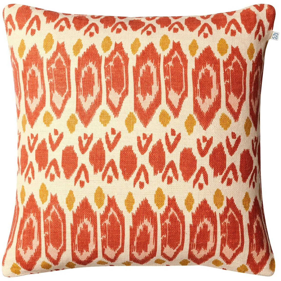 Chhatwal & Jonsson Ikat Bombay Kissenbezug 50x50 Cm, Apricot Orange / Rosa / Spicy Yellow 3 Chhatwal & Jonsson Ikat Bombay Kissenbezug 50x50 Cm, Apricot Orange / Rosa / Spicy Yellow