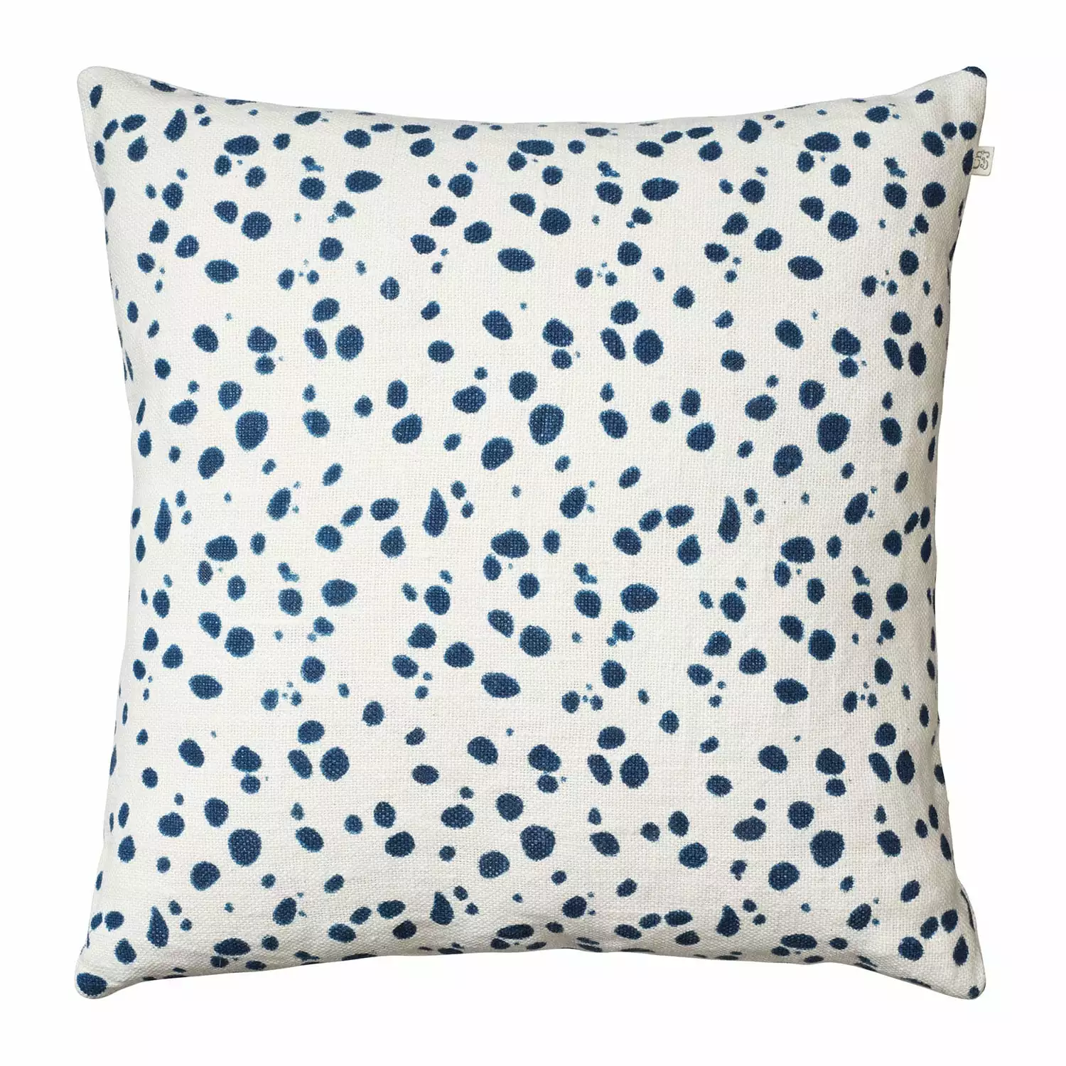 Chhatwal & Jonsson Tiger Dot Kissenbezug 50x50cm, Weiss/ Blau 3 Chhatwal & Jonsson Tiger Dot Kissenbezug 50x50cm, Weiss/ Blau