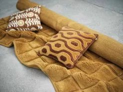 Chhatwal & Jonsson Varanasi Kissenbezug Cognacfarben/Masala Yellow, 50x50 Cm -Home-Verkäufe 2023 chhatwal jonsson varanasi kuddfodral 50x50 cm cognac masala yellow 4