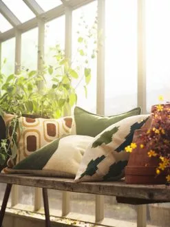 Chhatwal & Jonsson Yogi Kissenbezug Cactus Green/Off-White, 50x50 Cm -Home-Verkäufe 2023 chhatwal jonsson yogi kissenbezug terracotta masala yellow 50x50 cm 9