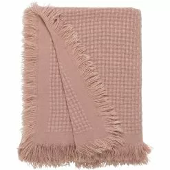 Cozy Living Coco Soft Decke 130x170 Cm, Antique Rose