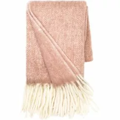 Cozy Living Mathea Decke 130x170 Cm, Powder