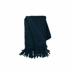 Cozy Living Mathea Decke 130x170 Cm, Midnight Blue