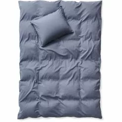 Cura Of Sweden Calm Bettbezug-Set Leinen 150x210 Cm, Dusty Blue