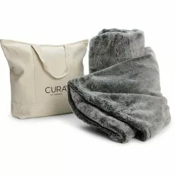 Cura Of Sweden Elegance 7 Kg Decke 140x200 Cm, Dunkelgrau Melange