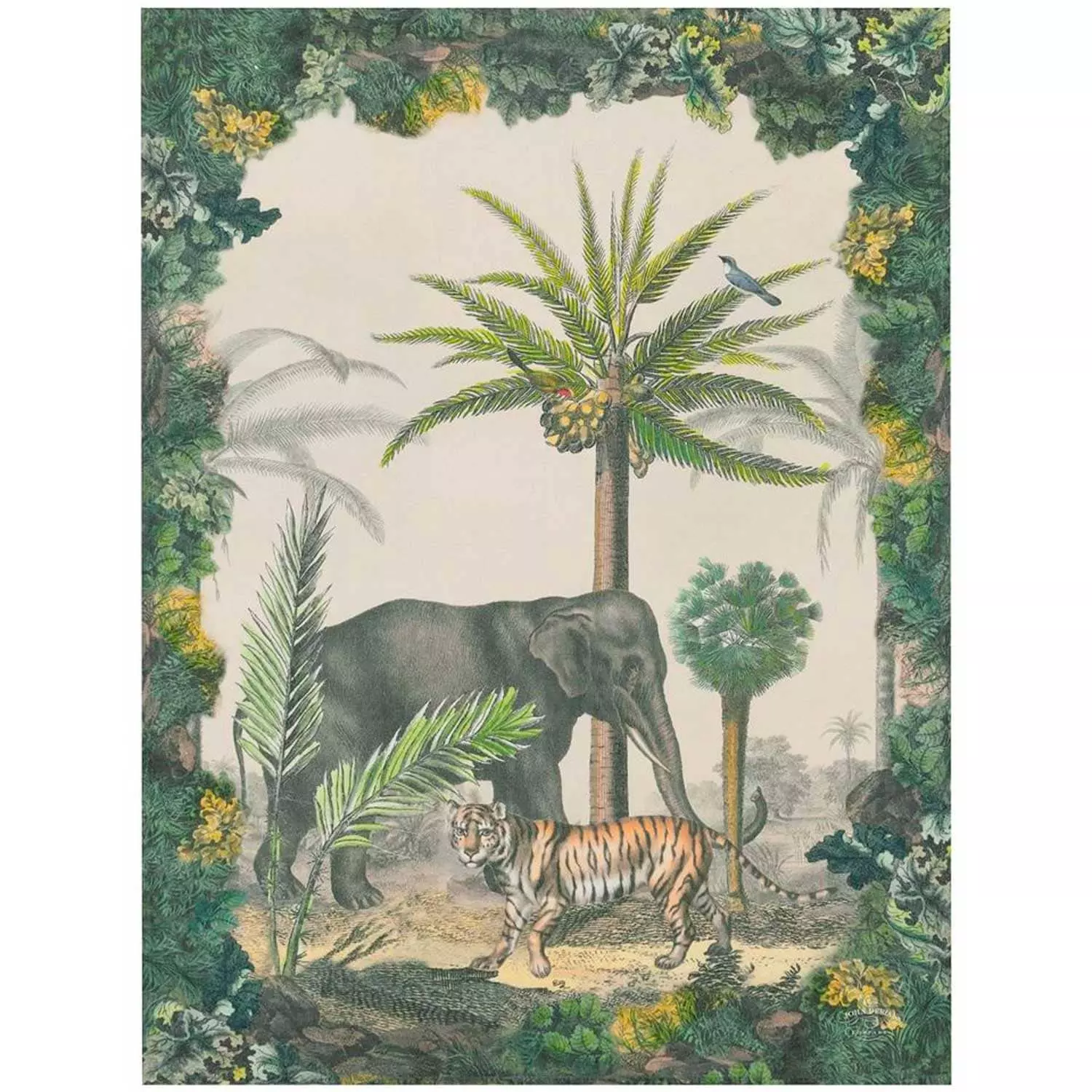 Designers Guild Palm Trail Decke Sepia, 130x180 Cm 3 Designers Guild Palm Trail Decke Sepia, 130x180 Cm