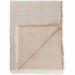 Elvang Dahlia Decke 130x180 Cm, Hellgrau