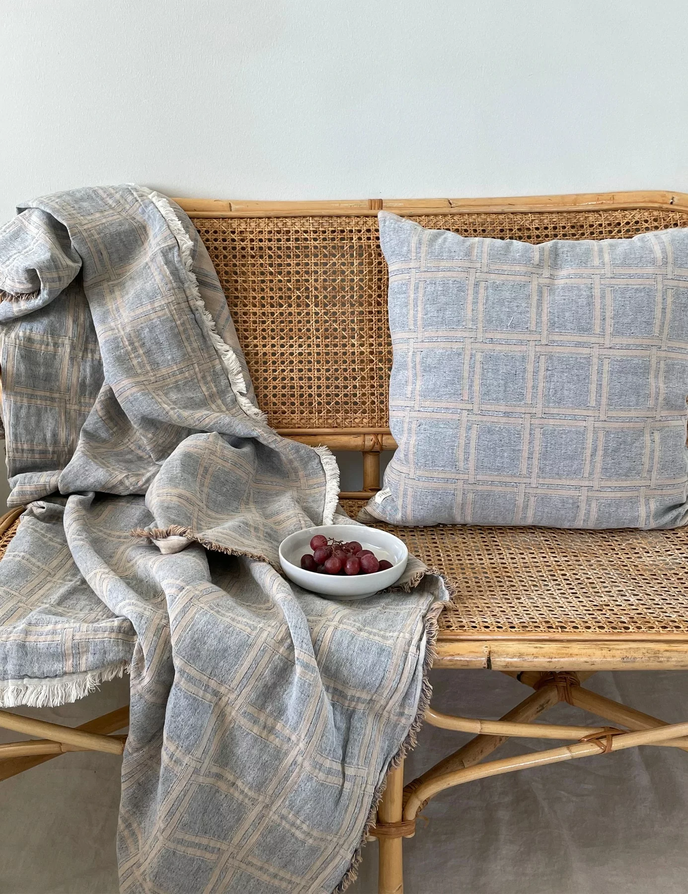 Elvang Dahlia Kissenbezug 50x50 Cm, Crown Blue 5 Elvang Dahlia Kissenbezug 50x50 Cm, Crown Blue – Bild 3