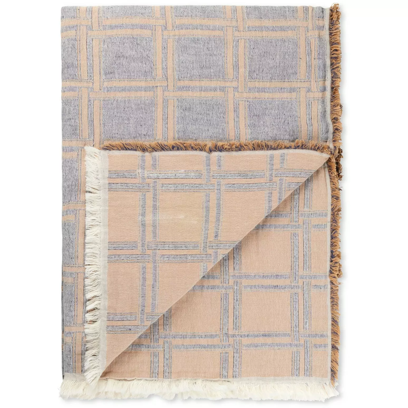 Elvang Dahlia Decke 130x180 Cm, Crown Blue 3 Elvang Dahlia Decke 130x180 Cm, Crown Blue