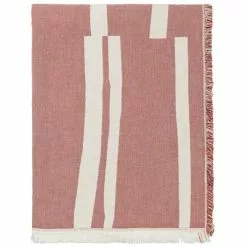 Elvang Lyme Grass Decke 130x180 Cm, Rusty Red