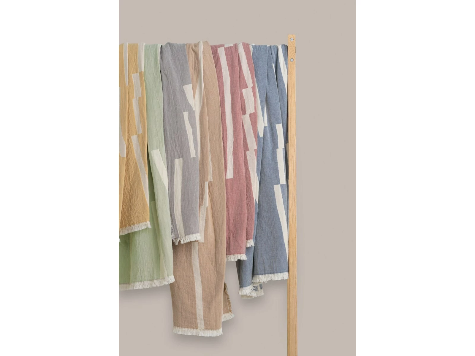 Elvang Lyme Grass Decke 130x180 Cm, Beige 7 Elvang Lyme Grass Decke 130x180 Cm, Beige – Bild 5