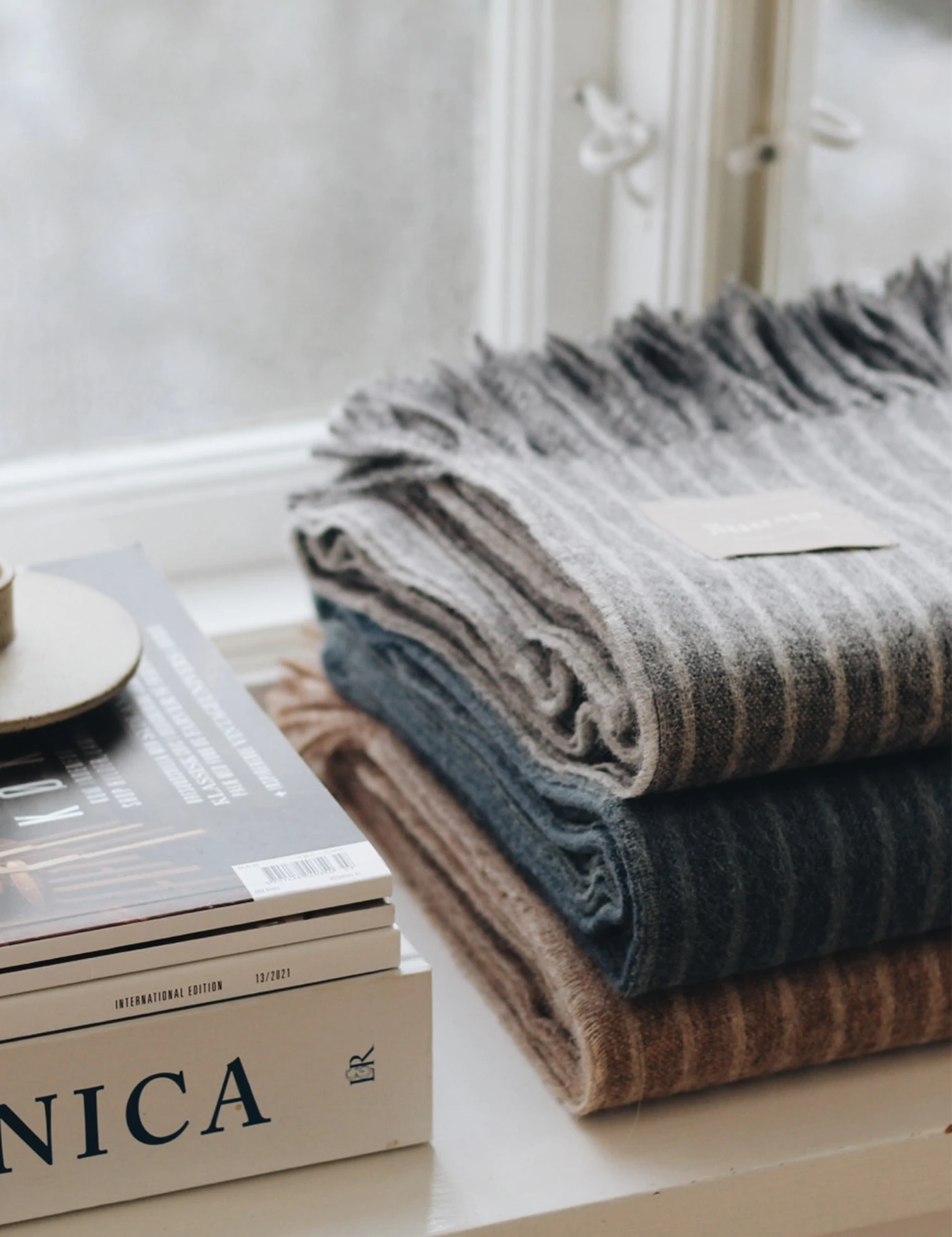 Elvang Stripes Decke 130x200 Cm, Camel 4 Elvang Stripes Decke 130x200 Cm, Camel – Bild 2