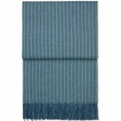 Elvang Stripes Decke 130x200 Cm, Mirage Blue