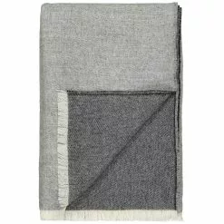 Elvang Venice Decke 130x190 Cm, Weiß/ Grau