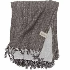 Ernst Plaid Baumwolle / Leinen 130x170 Cm, Braun