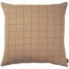 Ferm LIVING Brown Kissenbezug Grid 50x50 Cm