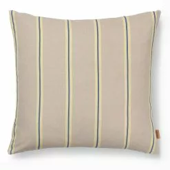 Ferm LIVING Grand Scatter Zierkissen 50x50 Cm, Oyster/Clear Blue