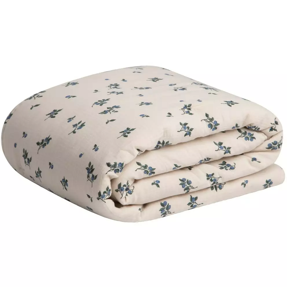 Garbo & Friends Blueberry Muslin Gefüllte Decke, 100x140 Cm 3 Garbo & Friends Blueberry Muslin Gefüllte Decke, 100x140 Cm