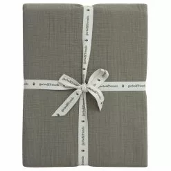 Garbo & Friends Geranium Spannbetttuch Musselin 140x200 Cm, Doppelt