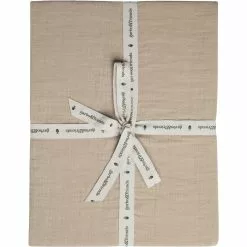 Garbo & Friends Olive Muslin Spannbetttuch, 160x200 Cm