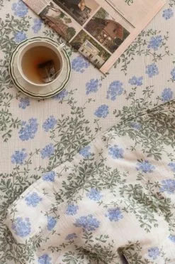 Garbo & Friends Plumbago Spannbetttuch Blau, 140x200 Cm -Home-Verkäufe 2023 garbo friends plumbago 37 3