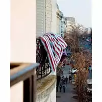 Hay Été Bettdeckenbezug Doppelt, 220x220 Cm, Bordeaux/Sky Blue 5 Hay Été Bettdeckenbezug Doppelt, 220x220 Cm, Bordeaux/Sky Blue – Bild 3