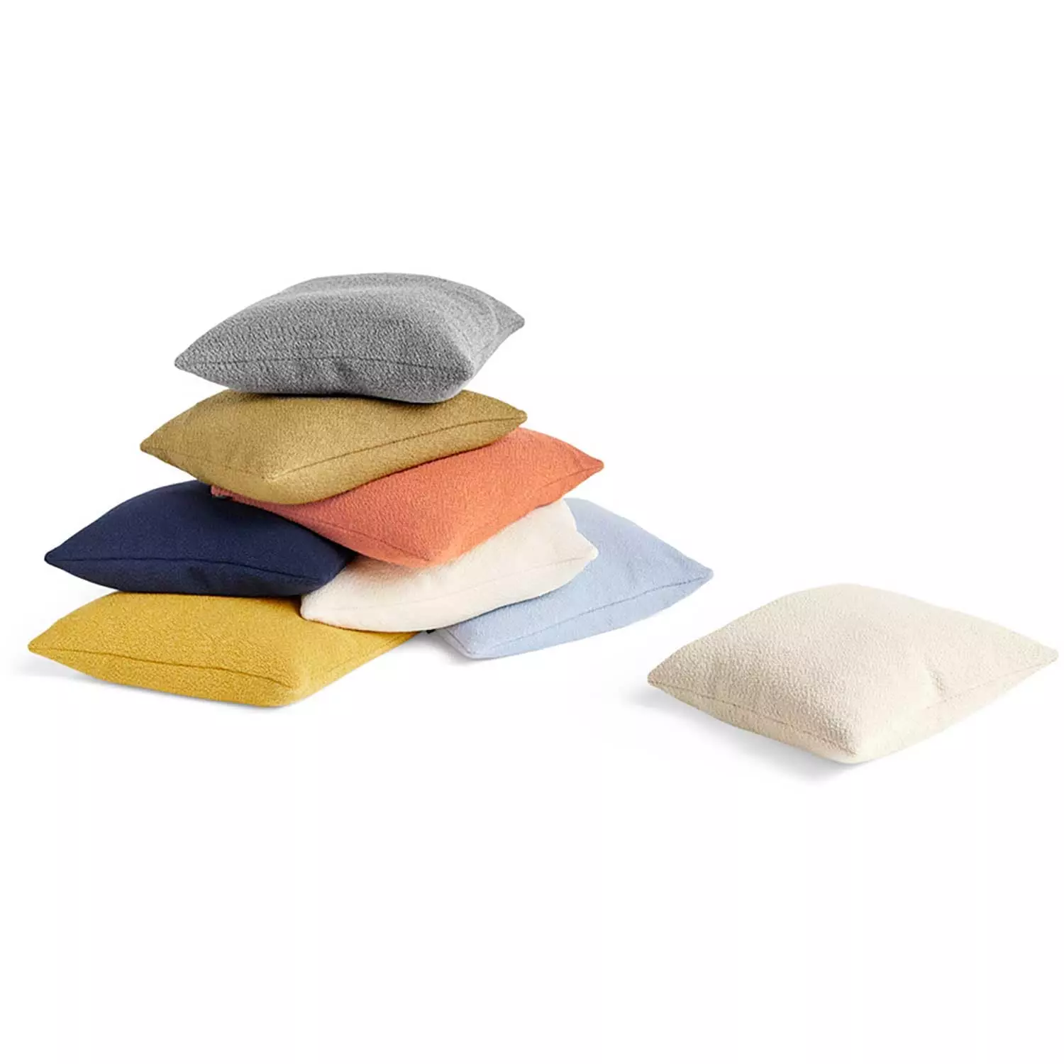 Hay Texture Kissen 50x50 Cm, Eisblau 4 Hay Texture Kissen 50x50 Cm, Eisblau – Bild 2