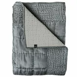 Himla Delia Tagesdecke 240x240 Cm, Anthrazit