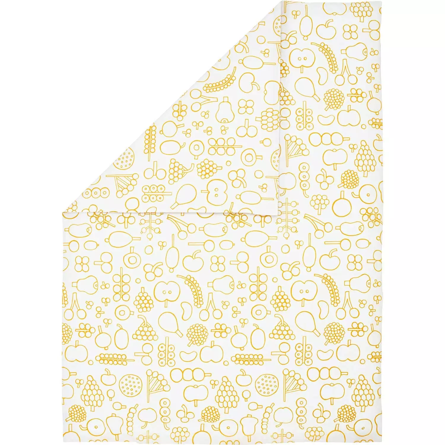 Iittala Oiva Toikka Collection Bettwäsche 150x210 Cm, Frutta Gelb 4 Iittala Oiva Toikka Collection Bettwäsche 150x210 Cm, Frutta Gelb – Bild 2