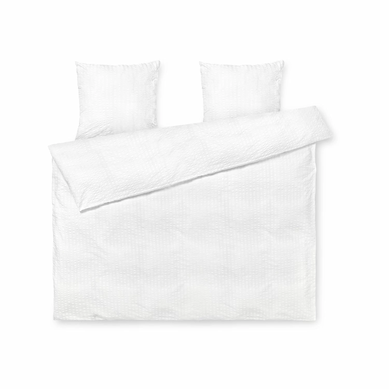 Juna Bæk & Bølge Bettwäsche 220x220 + 50x60 Cm, Weiß 3 Juna Bæk & Bølge Bettwäsche 220x220 + 50x60 Cm, Weiß
