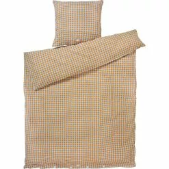 Juna Bæk&Bølge Bettwäsche 140x200 + 50x70 Cm, Sand / Hellblau