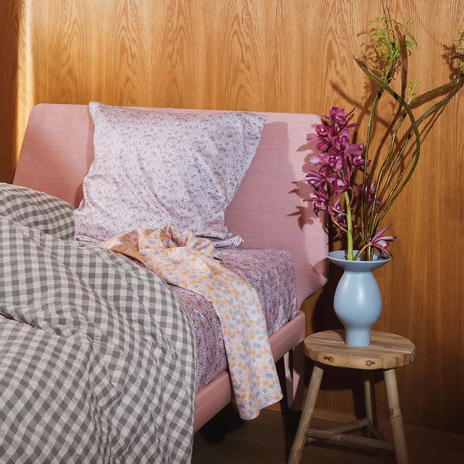 Juna Bæk & Bølge Bettwäsche 220x220 + 50x60 Cm, Grau 4 Juna Bæk & Bølge Bettwäsche 220x220 + 50x60 Cm, Grau – Bild 2