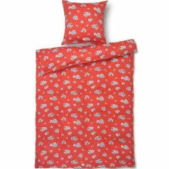 Juna Grand Pleasantly Bettbezug-Set 140x220 + 50x70 Cm, Chili