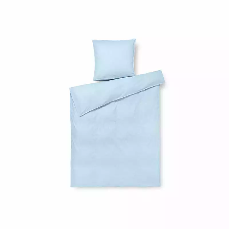 Juna Monochrome Bettbezug Hellblau, 150x210 Cm 3 Juna Monochrome Bettbezug Hellblau, 150x210 Cm