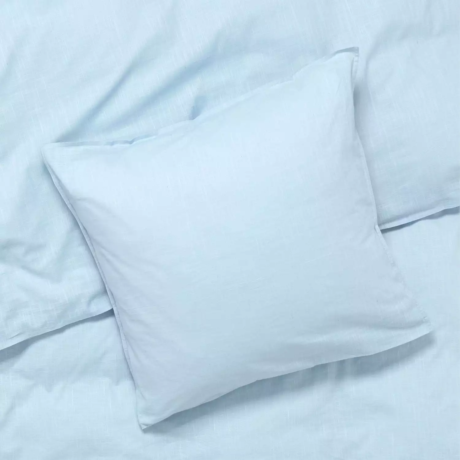 Juna Monochrome Bettbezug Hellblau, 150x210 Cm 6 Juna Monochrome Bettbezug Hellblau, 150x210 Cm – Bild 4