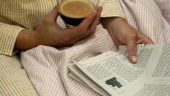 Juna Monochrome Lines Bettbezug-Set 150x210 + 50x60 Cm, Rosa -Home-Verkäufe 2023 juna monochrome lines bettwasche ochre wei 2 1